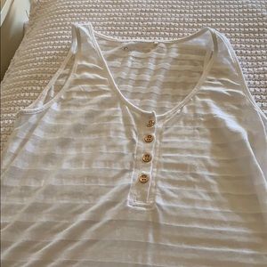 Guess white tank top